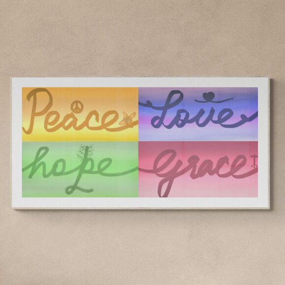 Words of Spirit III | word art | Christian art | Modern Wall Decor | Minimalist - Picture 1 of 3